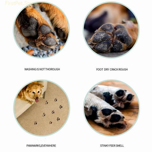 150ML Pet Foot Cleaner Dogs Cats No wash Paw Foam Washing Herbal Extract Paw Care Silicone