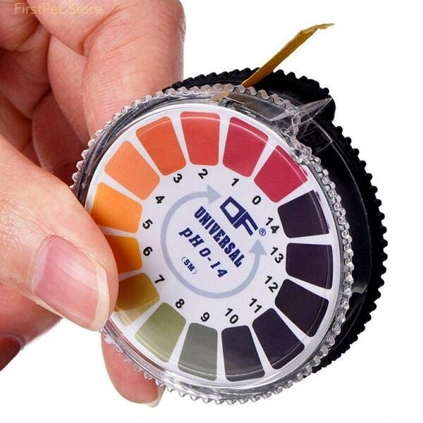 1pc 5m Alkaline Acid Indicator Meter Test Paper Roll 0 14 Ph Meters For Water Urine 5