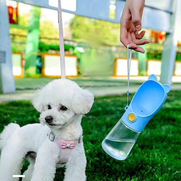 350ml Portable Travel Dog Water Bottle for Small Medium Dogs Outdoor Walking Puppy Water Dispenser Cats 4