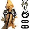 Bearded Dragon Lizard Leash Harness 3 Size Pack Dinosaur Wing Lizard Harness Leash for Bearded Dragon
