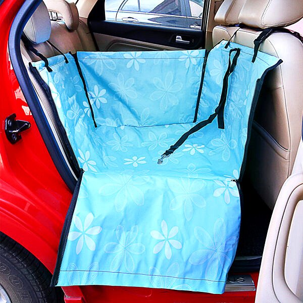 CAWAYI KENNEL Pet Carriers Dog Car Seat Cover Carrying for Dogs Cats Mat Blanket Rear Back 3
