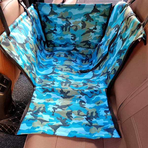 CAWAYI KENNEL Pet Carriers Dog Car Seat Cover Carrying for Dogs Cats Mat Blanket Rear Back 4