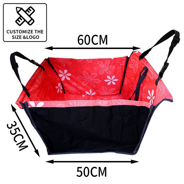 CAWAYI KENNEL Pet Carriers Dog Car Seat Cover Carrying for Dogs Cats Mat Blanket Rear Back 5