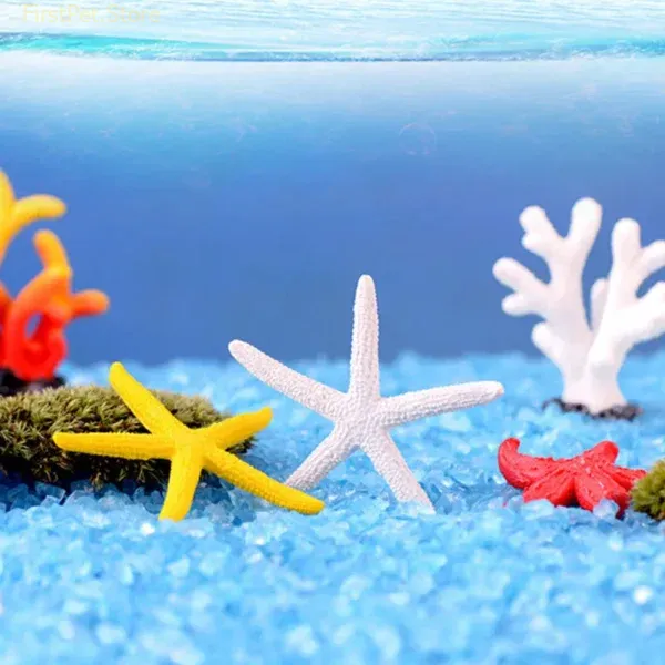 Colorful Mini Artificial Coral Cute Small Ornaments Gifts Aquarium Decor Multicolor Resin Fashion Fish Tank Decoration 2