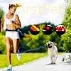 Dog Collar Retractable Bungee Leash Hands Free Running Walking Adjustable Waist Belt Harness Big Collars for