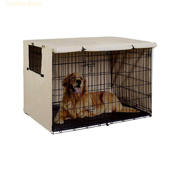 Dog Kennel Cage Pet House Cover Waterproof Dust proof Durable Oxford Foldable Washable Small Medium Large 3