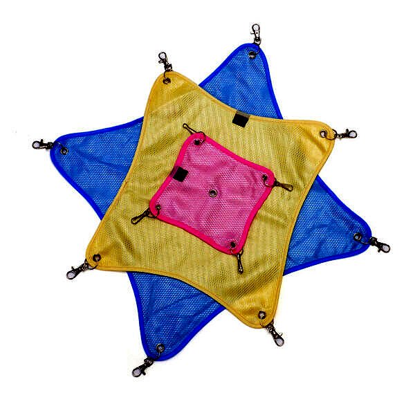 Hamster Hammock Pet Supplies Summer Breathability Mesh Hammock Dragon Cat Squirrel Hanging Swing hammock 4