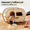 Hamster Wooden House Toys Pet Guinea Pig Squirrel Hideout House Hamster Accessories Rat Rabbit Gerbil Nest 6
