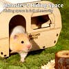 Hamster Wooden House Toys Pet Guinea Pig Squirrel Hideout House Hamster Accessories Rat Rabbit Gerbil Nest 8