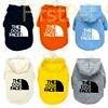 Letter Design Pet Dog Hoodies Cool Dogs Clothes For French Bulldog Dogs Pullover Sweatshirt Coats Small