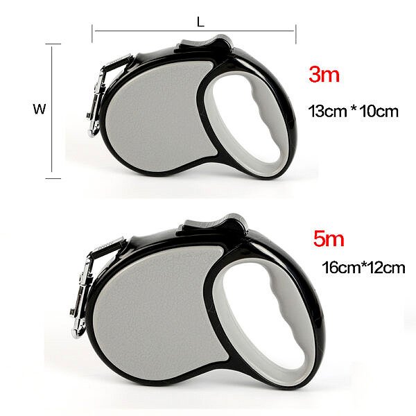 New Retractable Pet Dog Leash 3m 5m Automatic Durable Nylon Dog Lead Extending Puppy Walking Running 2