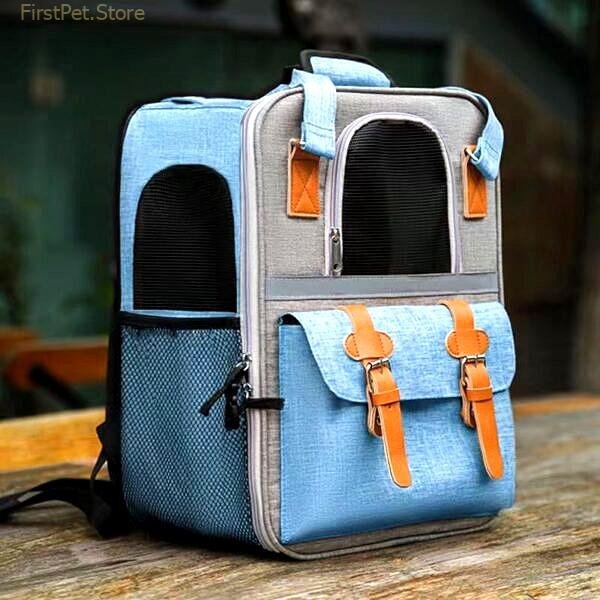 Pet Dog Carrier Bag Carrier For Cats Pet Dog Front Bag Mesh Backpack Portable Travel Backpack 4