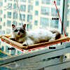 Pet Hammock Bed Cat Nest Cat Hanging Beds Bearing 17 5KG Window Hammock For Cats With 3