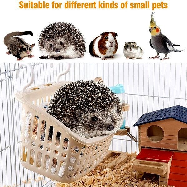 Pet Hanging Bed Hammock Habitats Cage for Hamster Parrot Hamster Guinea Pig House Nest Sleeping Bag