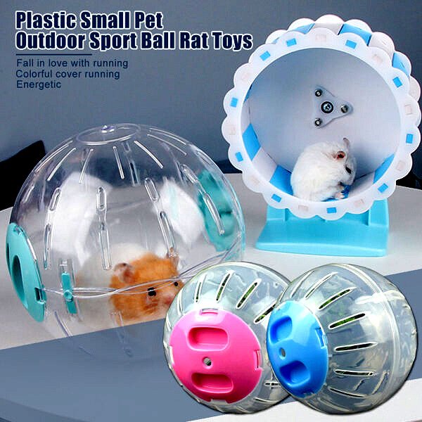 Plastic Outdoor Sport Ball Grounder Rat Small Pet Mice Jogging Ball Toy Hamster Gerbil Exercise Ball 3