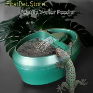 Reptile Water Feeder Lizard Chameleon Amphibian Terrarium Feeding Drinkers Automatic Water Drinking Filter Reptile Accessories