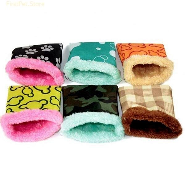 Sleeping Small Pet Nest Bed Warm Hedgehog Squirrel Hamster Guinea Pig Winter Bag 2