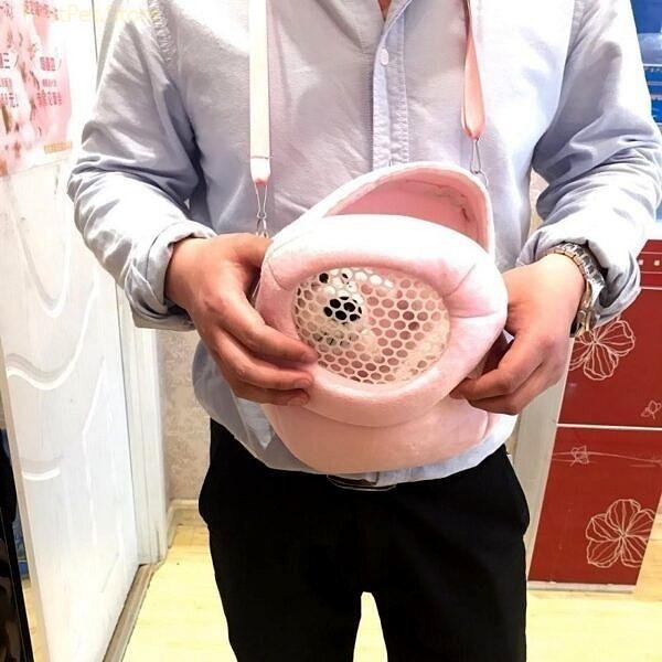 Small Pet Carrier Rabbit Cage Hamster Chinchilla Travel Warm Bags Guinea Pig Carry Pouch Bag Breathable 2