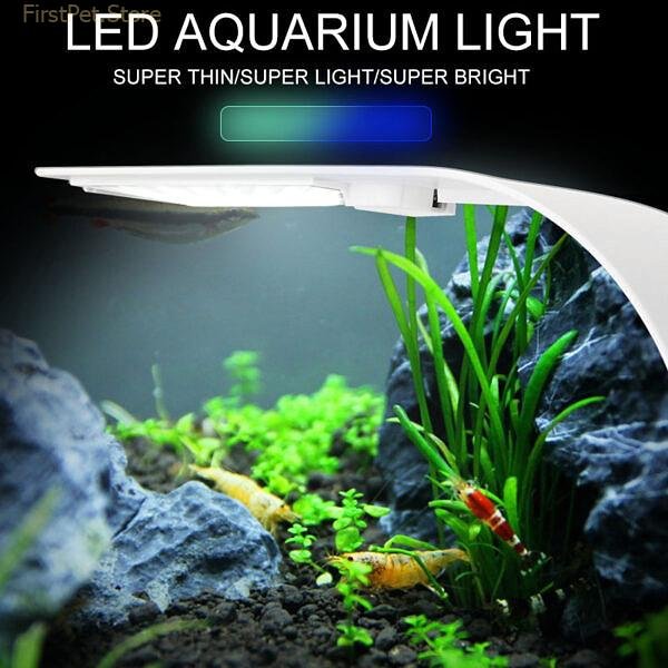 Super Slim LED Aquarium Light Lighting plants Grow Light 5W 10W 15W Aquatic Plant Lighting Waterproof 2