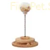 Tumbler Swing Toys for Cats Kitten Interactive Cat Toy Cats Accessories Interactive Cat Food Feeders Wood 4