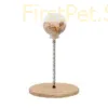 Tumbler Swing Toys for Cats Kitten Interactive Cat Toy Cats Accessories Interactive Cat Food Feeders Wood 5
