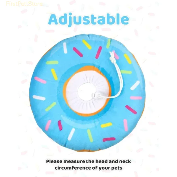 Adjustable Cat Recovery Cones Collar Soft Cone for Cats Wound Healing Protective Cone After Surgery Elizabethan 1