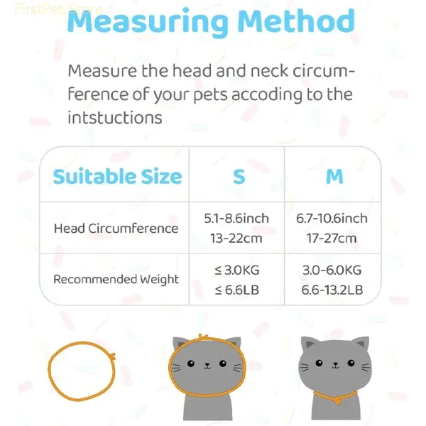 Adjustable Cat Recovery Cones Collar Soft Cone for Cats Wound Healing Protective Cone After Surgery Elizabethan 5