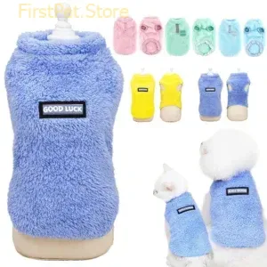 Warm Small Dog Clothes Soft Fleece Cat Dogs Clothing Pet Puppy Winter Vest Costume For Small